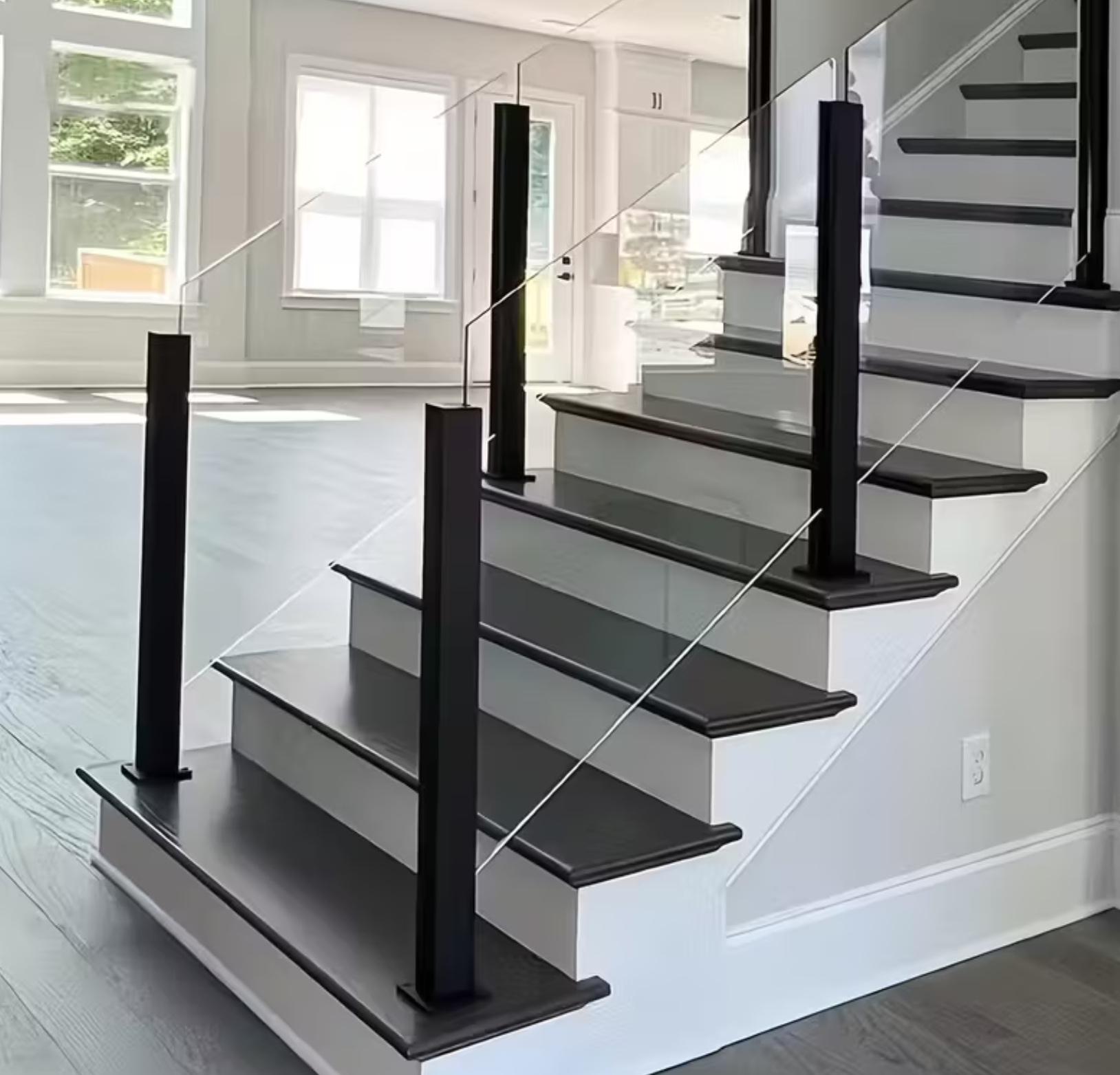 schody szklana balustrada gdansk